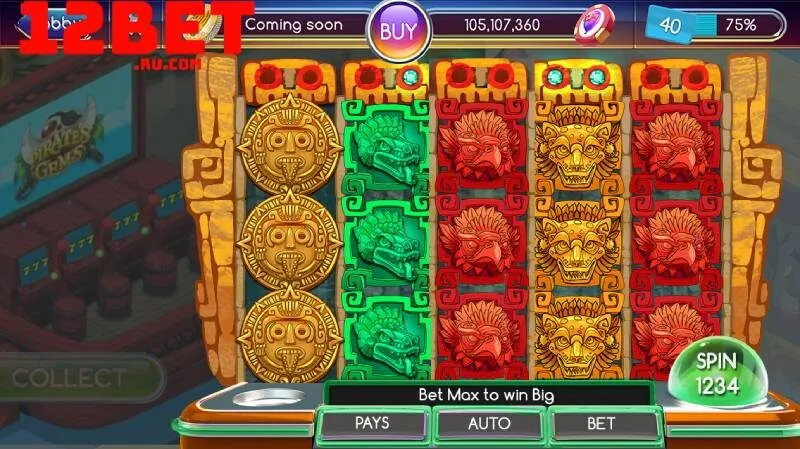 Thao tác quay hũ Aztec 
